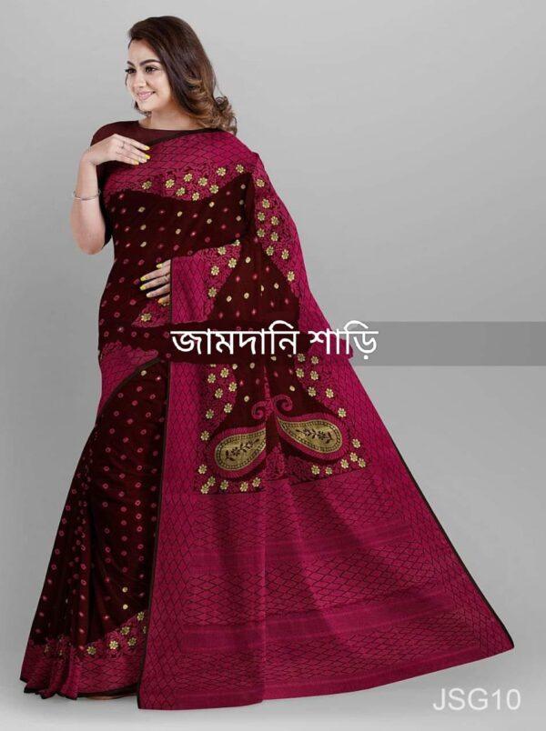ময়ূরকন্ঠি শাড়ি