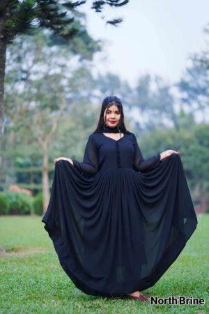নিউ ধামাকা জরজেট থ্রী-পিস