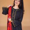 Most Demanding Three Piece With Embroidery work