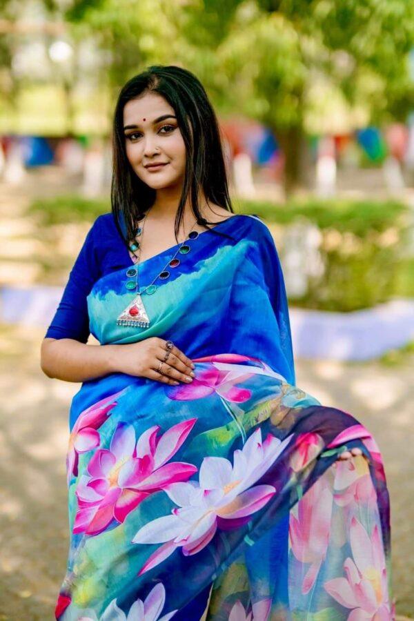 চান্দুরি সিল্ক নতুন শাড়ি