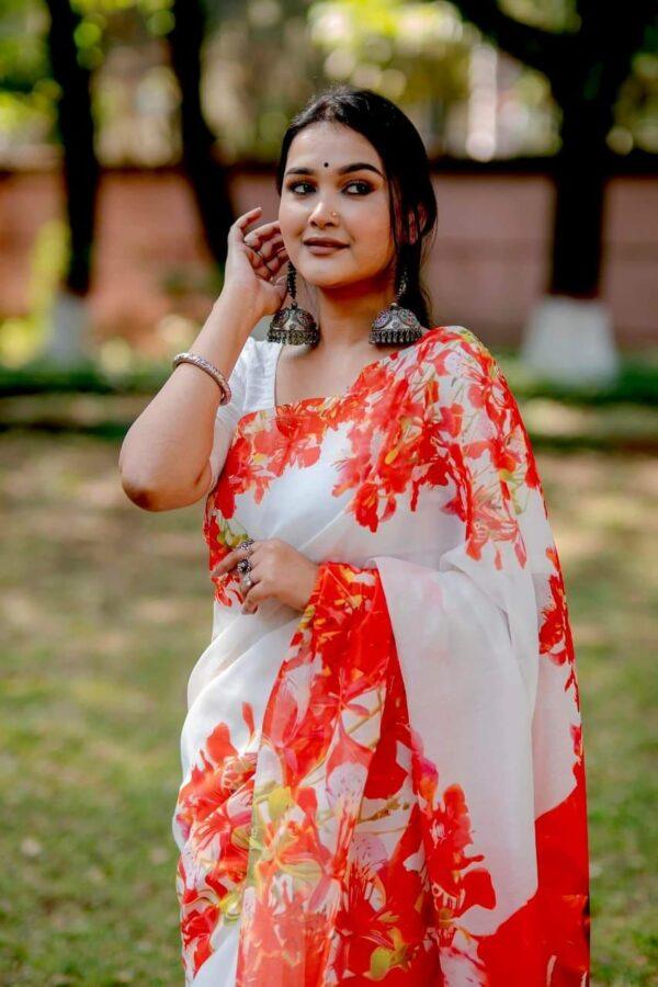 চান্দুরি সিল্ক নতুন শাড়ি