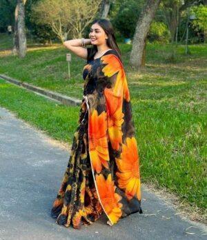 চান্দুরি সিল্ক নতুন শাড়ি