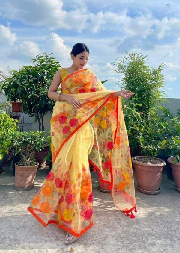 ✅হাফ সিল্ক শাড়ি