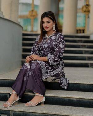 IMG-20250120-WA0155 Check and Sleek majolica print co ord set