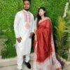 ☘ধুপিয়ান সিল্ক পাঞ্জাবি☘ধুপিয়ান সিল্ক শাড়ি