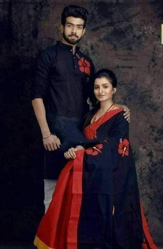 ☘ধুপিয়ান সিল্ক পাঞ্জাবি☘ধুপিয়ান সিল্ক শাড়ি