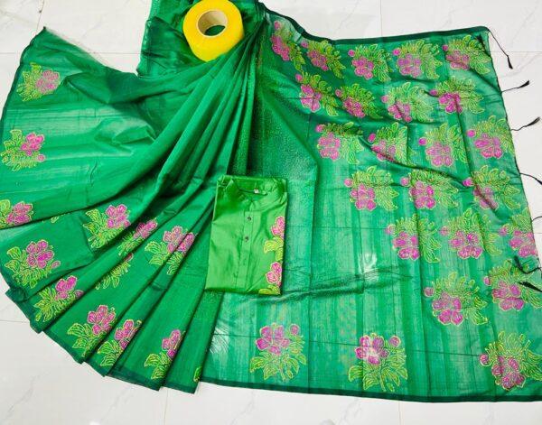 ☘ধুপিয়ান সিল্ক পাঞ্জাবি☘ধুপিয়ান সিল্ক শাড়ি