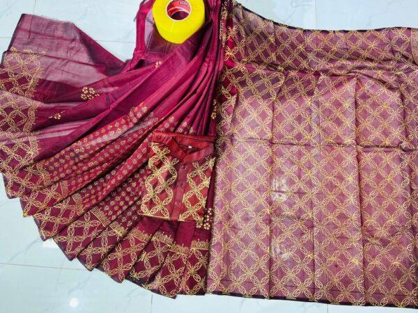 ☘ধুপিয়ান সিল্ক পাঞ্জাবি☘ধুপিয়ান সিল্ক শাড়ি