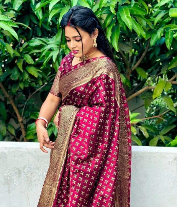 প্রিমিয়াম জাপানি সিল্ক শাড়ী