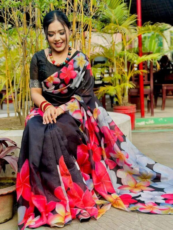 চান্দুরি সিল্ক নতুন শাড়ি