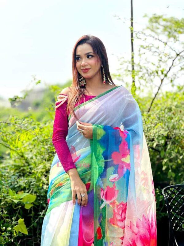চান্দুরি সিল্ক নতুন শাড়ি