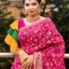 হাফ সিল্ক শাড়ি