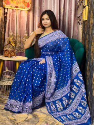 হাফ সিল্ক শাড়ি