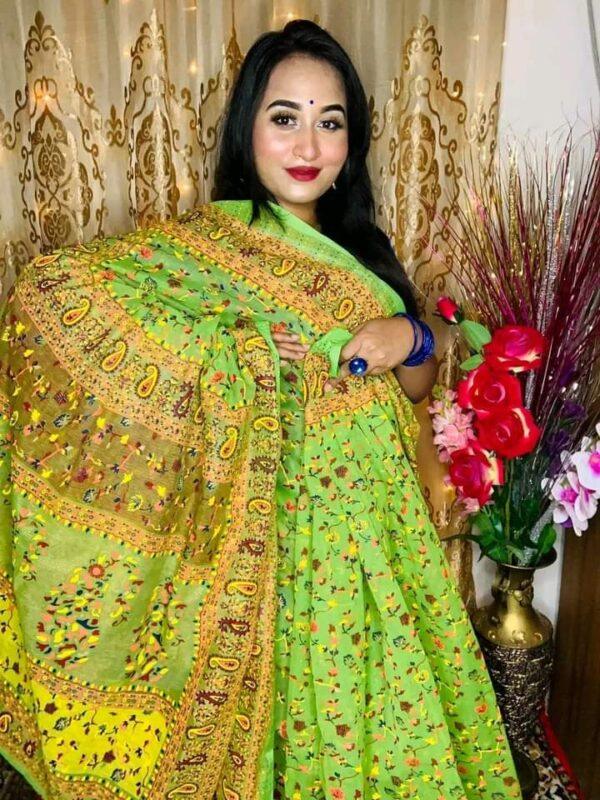 হাফ সিল্ক শাড়ি