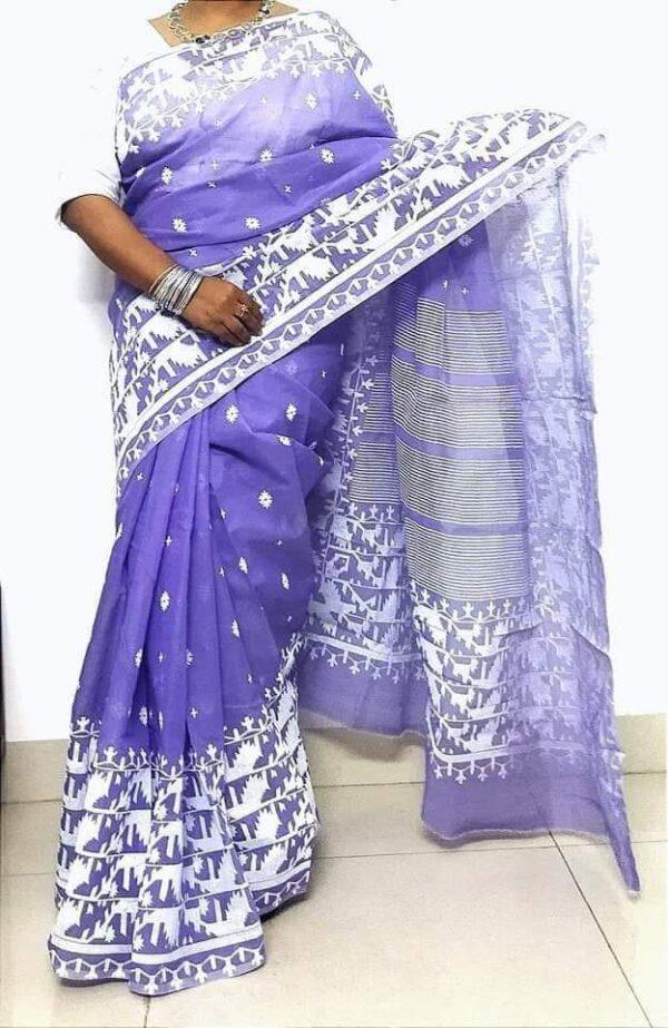 হাফ সিল্ক শাড়ি