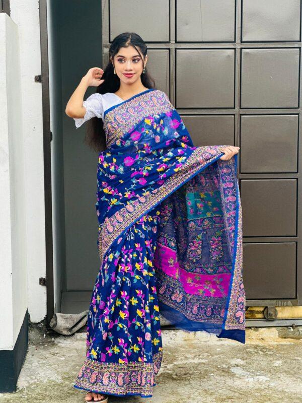 হাফ সিল্ক শাড়ি