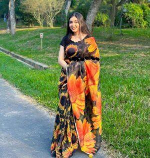 চান্দুরি সিল্ক নতুন শাড়ি