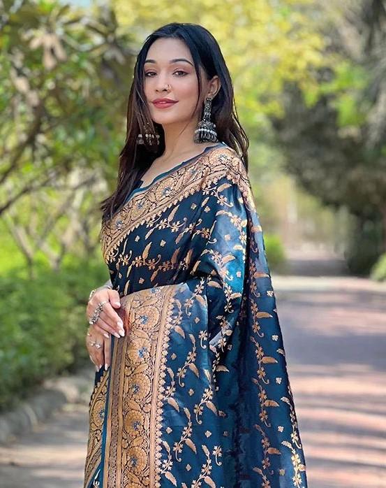 ✨প্রিমিয়াম কাতান শাড়ি