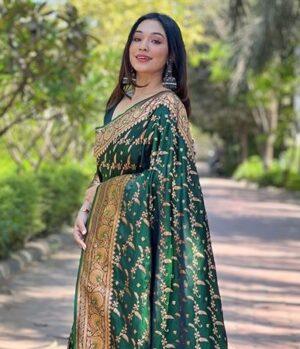 ✨প্রিমিয়াম কাতান শাড়ি