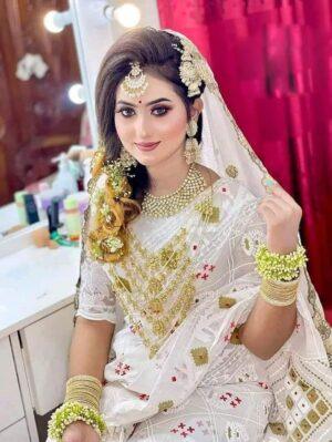 Premium Quality Half Silk Shari