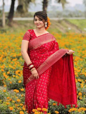প্রিমিয়াম জাপানি সিল্ক শাড়ী