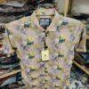 Luxury China Magnet Cotton Signature Half Sleeve Print Shirt