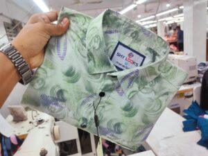 Luxury China Magnet Cotton Signature full Sleeve Print Shirt