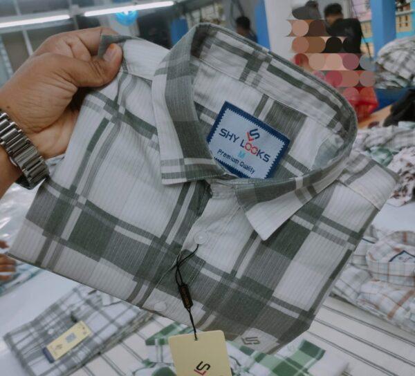 Luxury China Magnet Cotton Signature full Sleeve Print Shirt