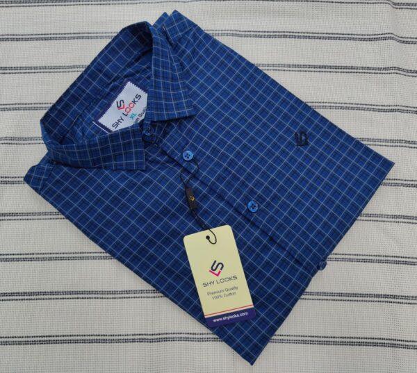 Cotton full Sleeve Check Shirt for Men's