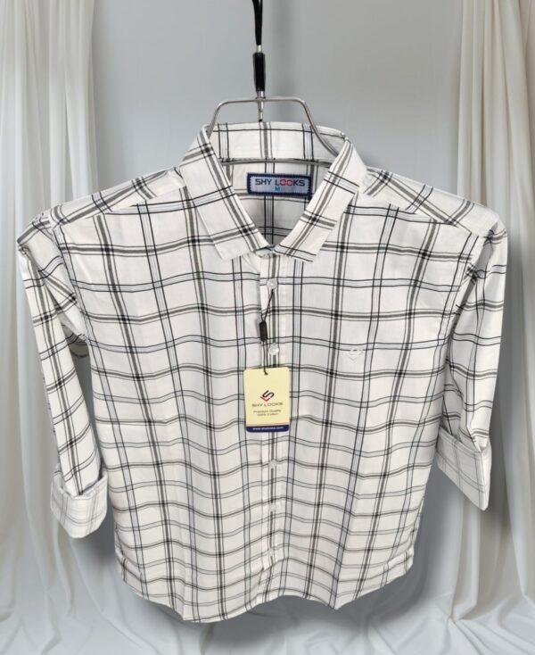 Cotton full Sleeve Check Shirt for Men's