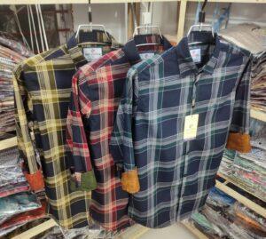 Indian Premium Cotton Double Part Check Shirt (full sleeve)