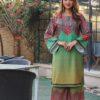 Check and sleek majolica print co ord set