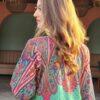Check and sleek majolica print co ord set
