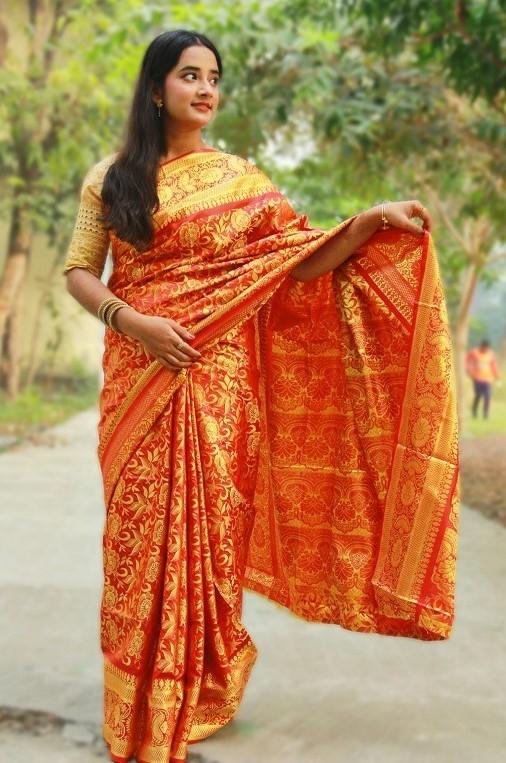 প্রিমিয়াম কাতান শাড়ি
