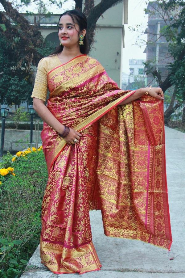 প্রিমিয়াম কাতান শাড়ি