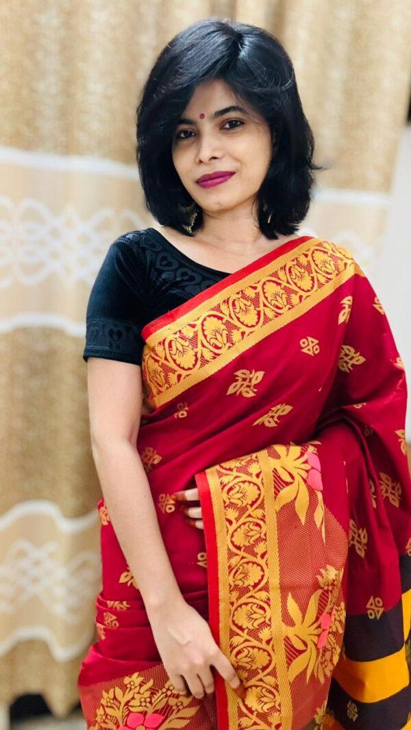 প্রিমিয়াম কাতান শাড়ি