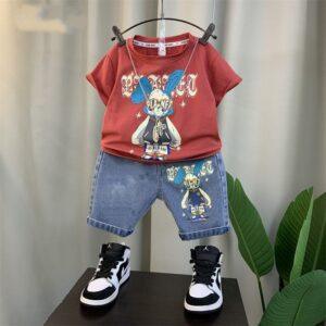 Summer Baby T-Shirt Pant Combo Set