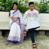 শুদ্ধতার প্রতিচ্ছবি সাদা কাপল ড্রেস!