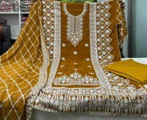 Indian Jorjat Three Piece