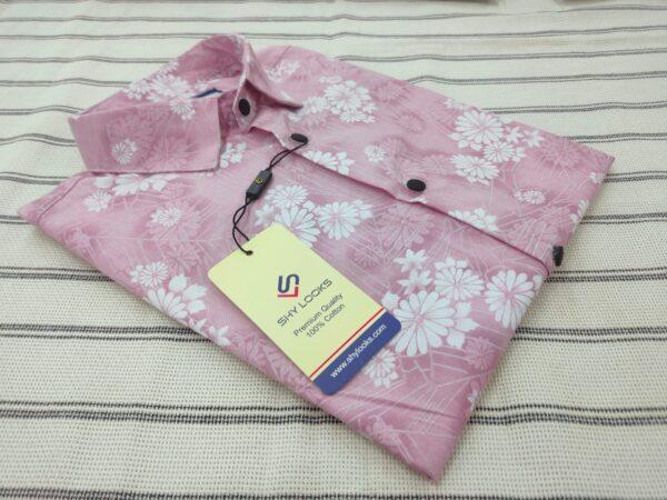 Pure Cotton full Sleeve Print Shirt for Men's
