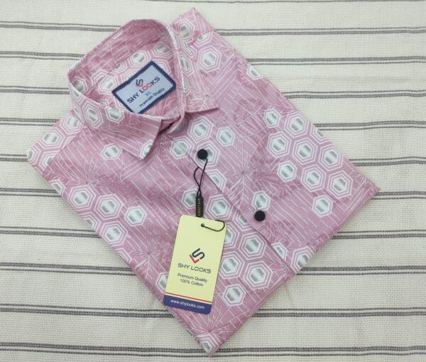 Pure Cotton full Sleeve Print Shirt for Men's