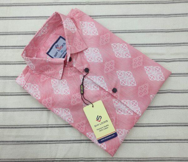 Pure Cotton full Sleeve Print Shirt for Men's