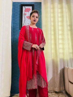 IMG-20250307-WA0089 Super Stylist Stone Work Three Piece