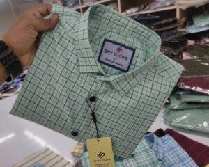 Cotton full Sleeve Check Shirt for Men's