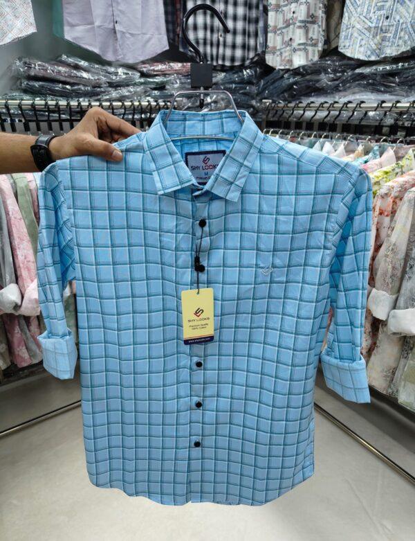 Cotton full Sleeve Check Shirt for Men's