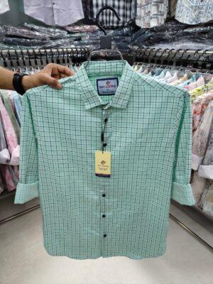 Cotton full Sleeve Check Shirt for Men's