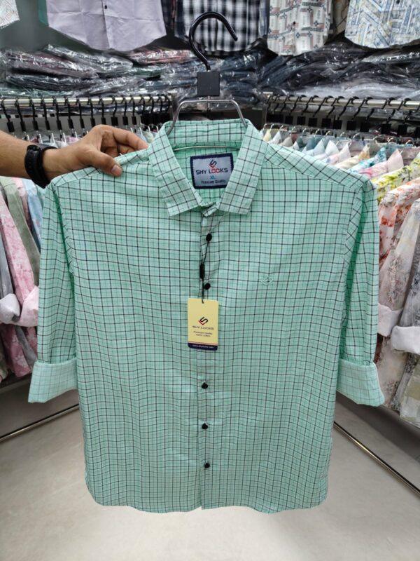 Cotton full Sleeve Check Shirt for Men's