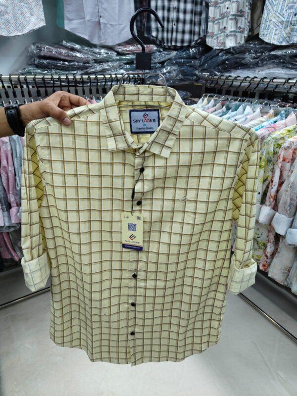 Cotton full Sleeve Check Shirt for Men's