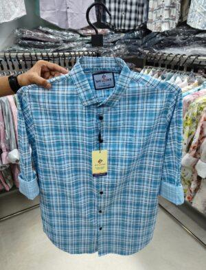 Cotton full Sleeve Check Shirt for Men's