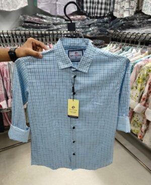 Cotton full Sleeve Check Shirt for Men's
